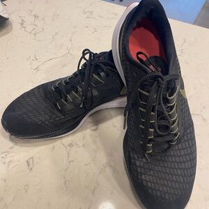 Nike Black and Olive Men's Athletic Shoes